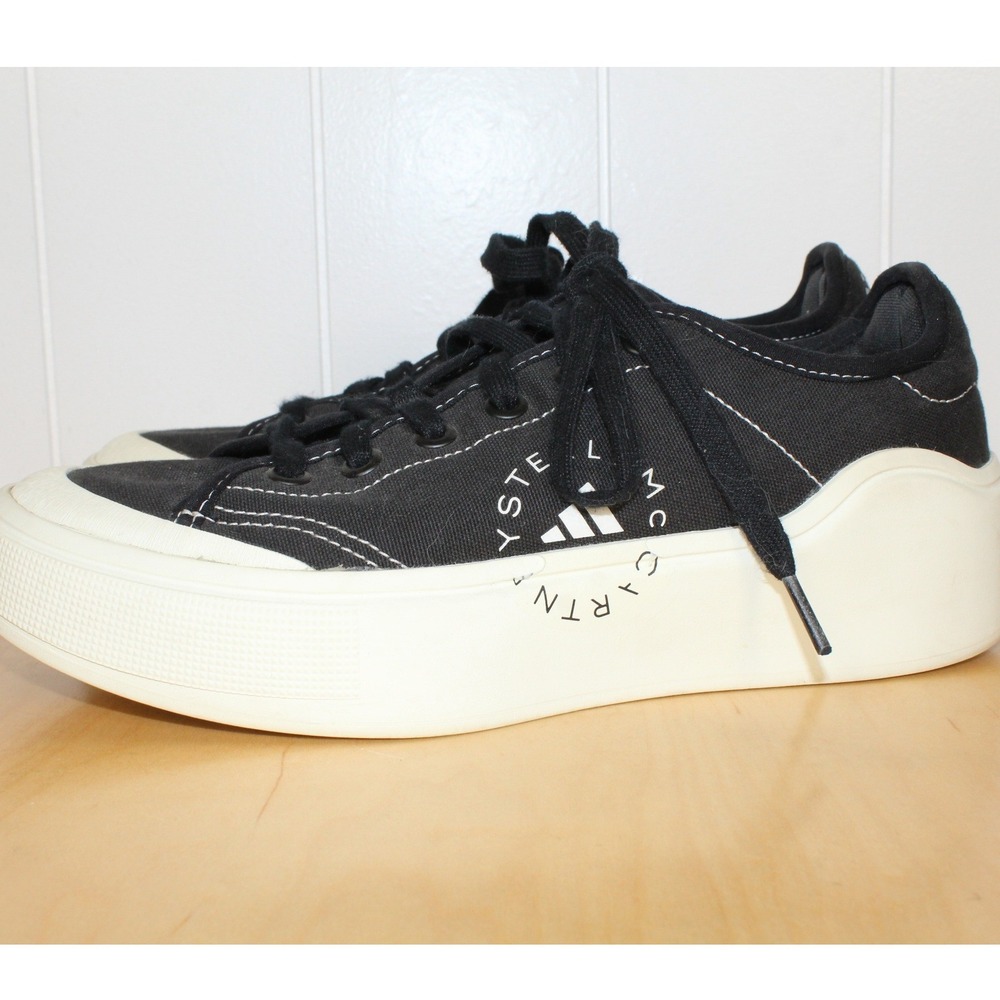 Adidas by Stella McCartney Court Platform Sneakers Size 8 - Picture 7 of 10